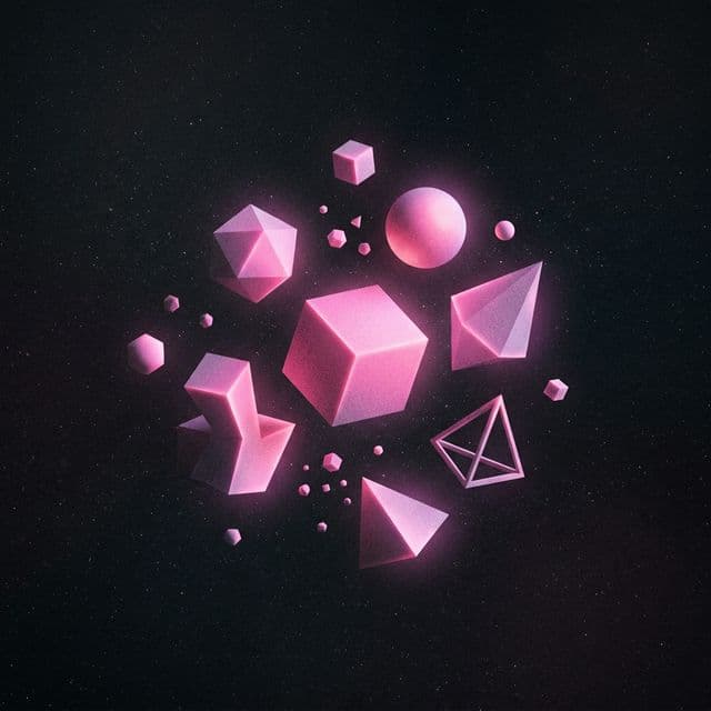 3D geometric shapes - creative coding experiment by Raz Aryan